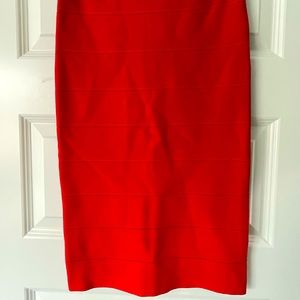 BCBG red tube skirt